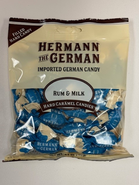 Hermann The German Rum & Milk Caramel Candies 125g